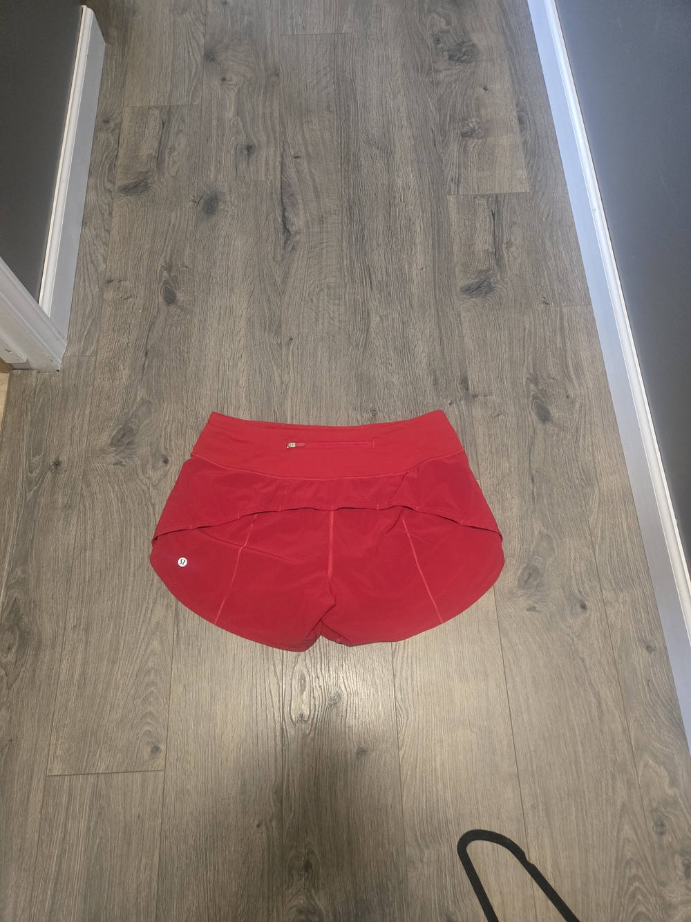 lululemon athletica Women's Red Running Shorts
